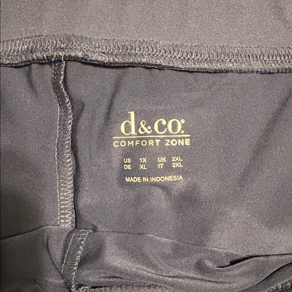 D & CO. Periwinkle Blue Lounge Pants 1X - Picture 3 of 6